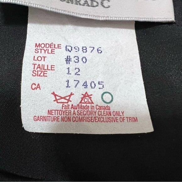 VINTAGE Deadstock Proportion Petite Conrad C Midi Skirt Size  12 - Picture 7 of 9